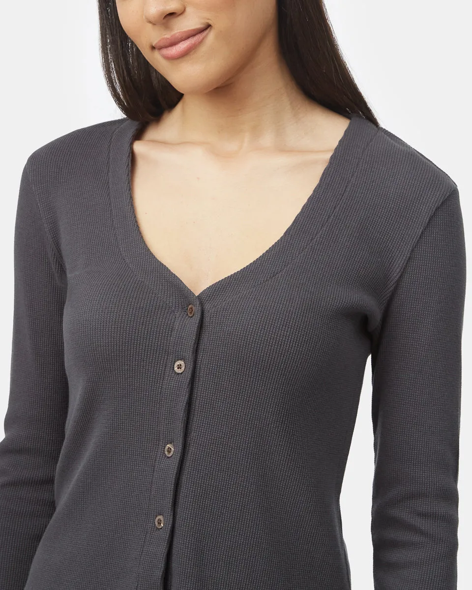 Treewaffle Button Front sold by tentree product image thumbnail 4