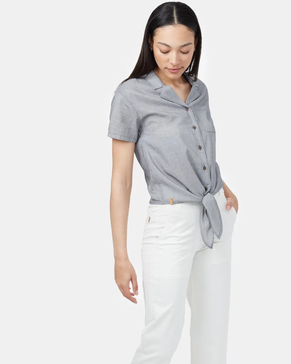 Isa Tie Front Shirt sold by tentree product image thumbnail 4