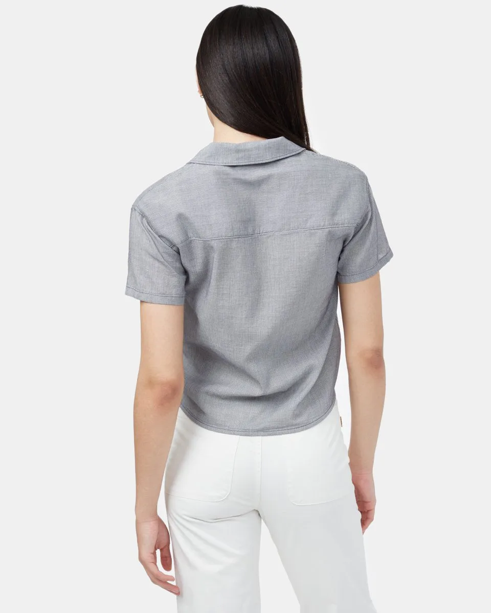 Isa Tie Front Shirt sold by tentree product image thumbnail 3