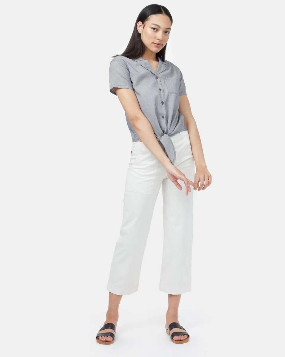 Isa Tie Front Shirt sold by tentree product image thumbnail 2