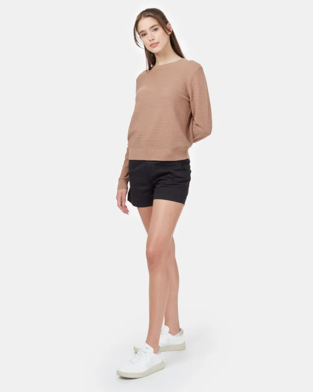 Highline Cotton Rib Crew Sweater sold by tentree