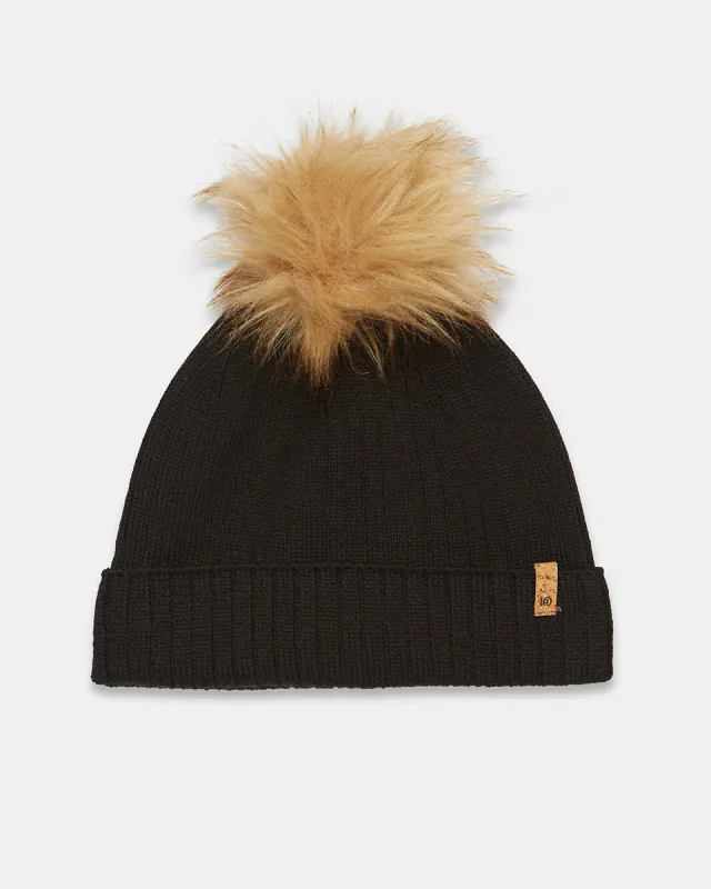 Wool Faux Fur Pom Beanie sold by tentree