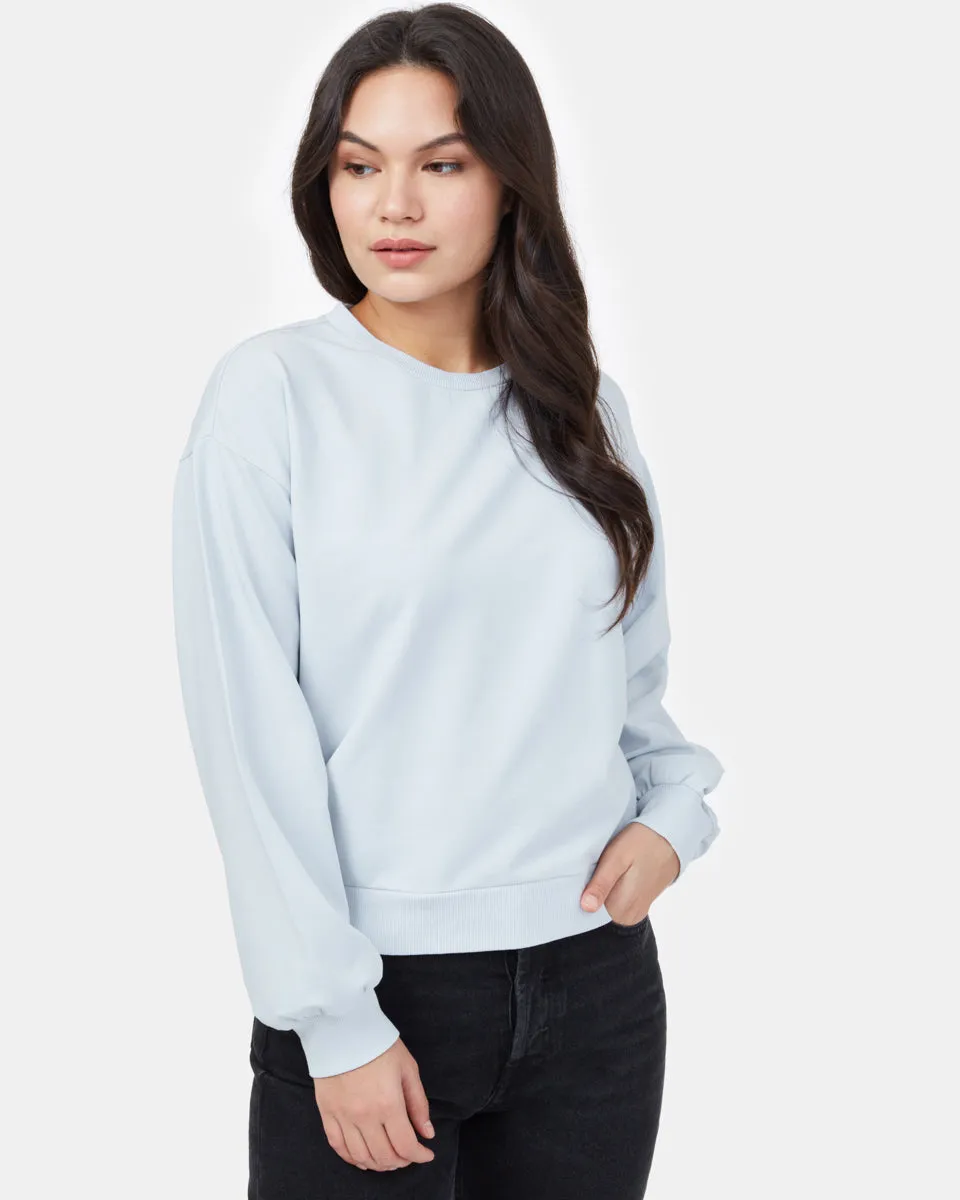 French Terry Balloon Sleeve Crew sold by tentree