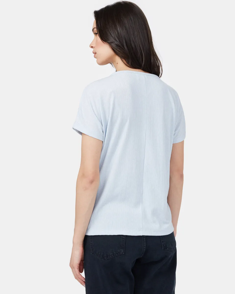 Ribbed Scoop Neck T-Shirt sold by tentree product image thumbnail 3