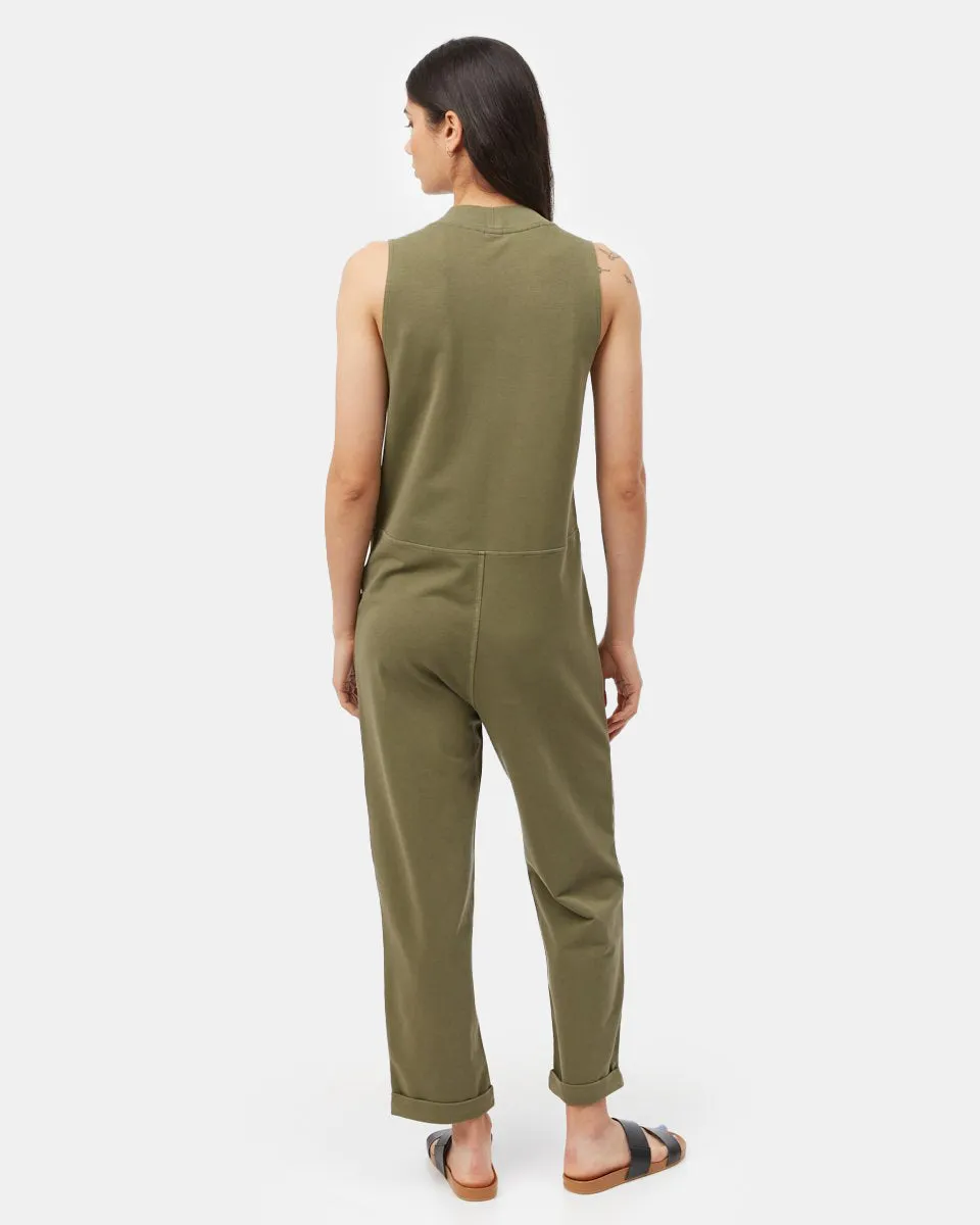French Terry V-Neck Jumpsuit sold by tentree product image thumbnail 3