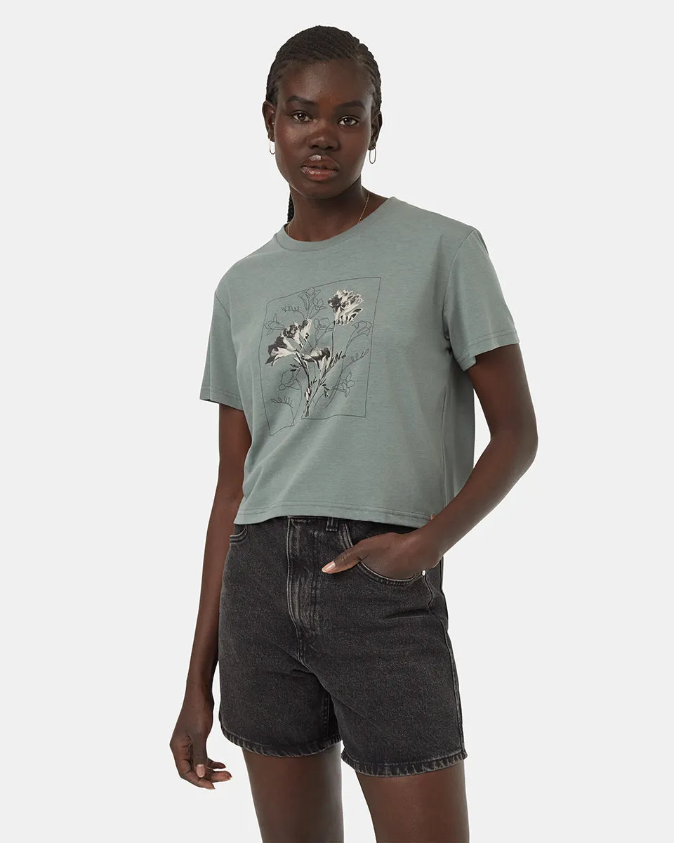 Floral Crop T-Shirt sold by tentree