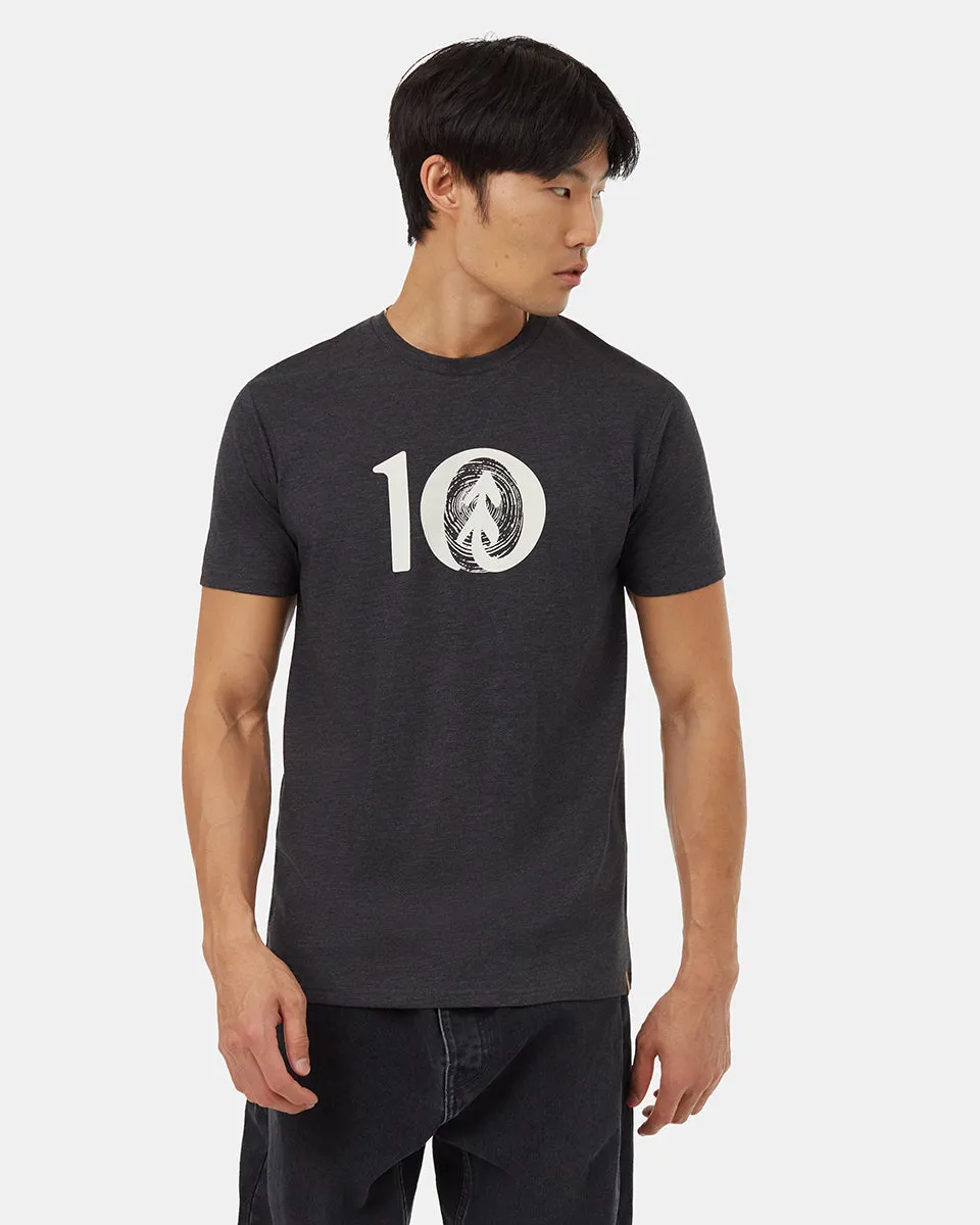 Woodgrain Ten T-Shirt sold by tentree