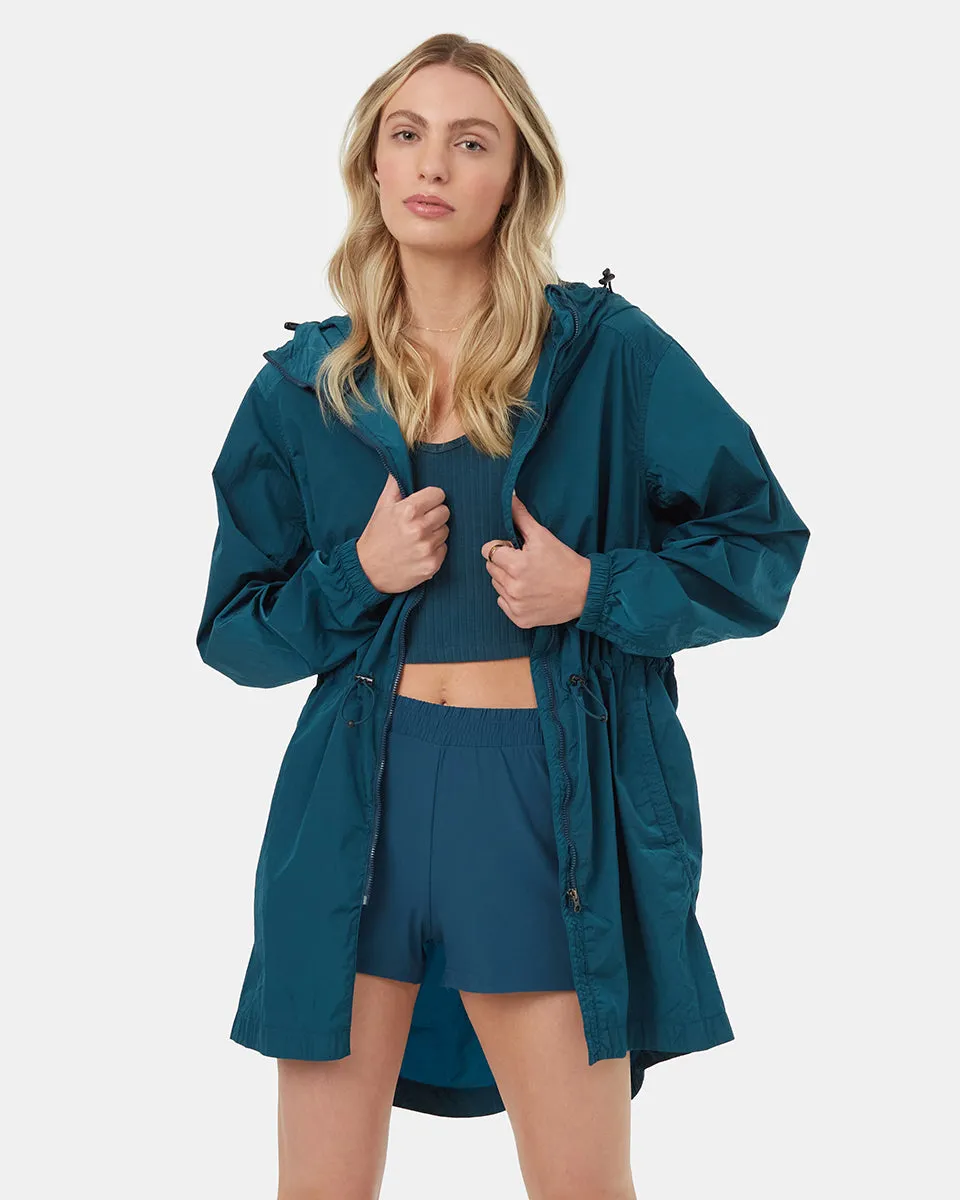Recycled Nylon Long Jacket sold by tentree