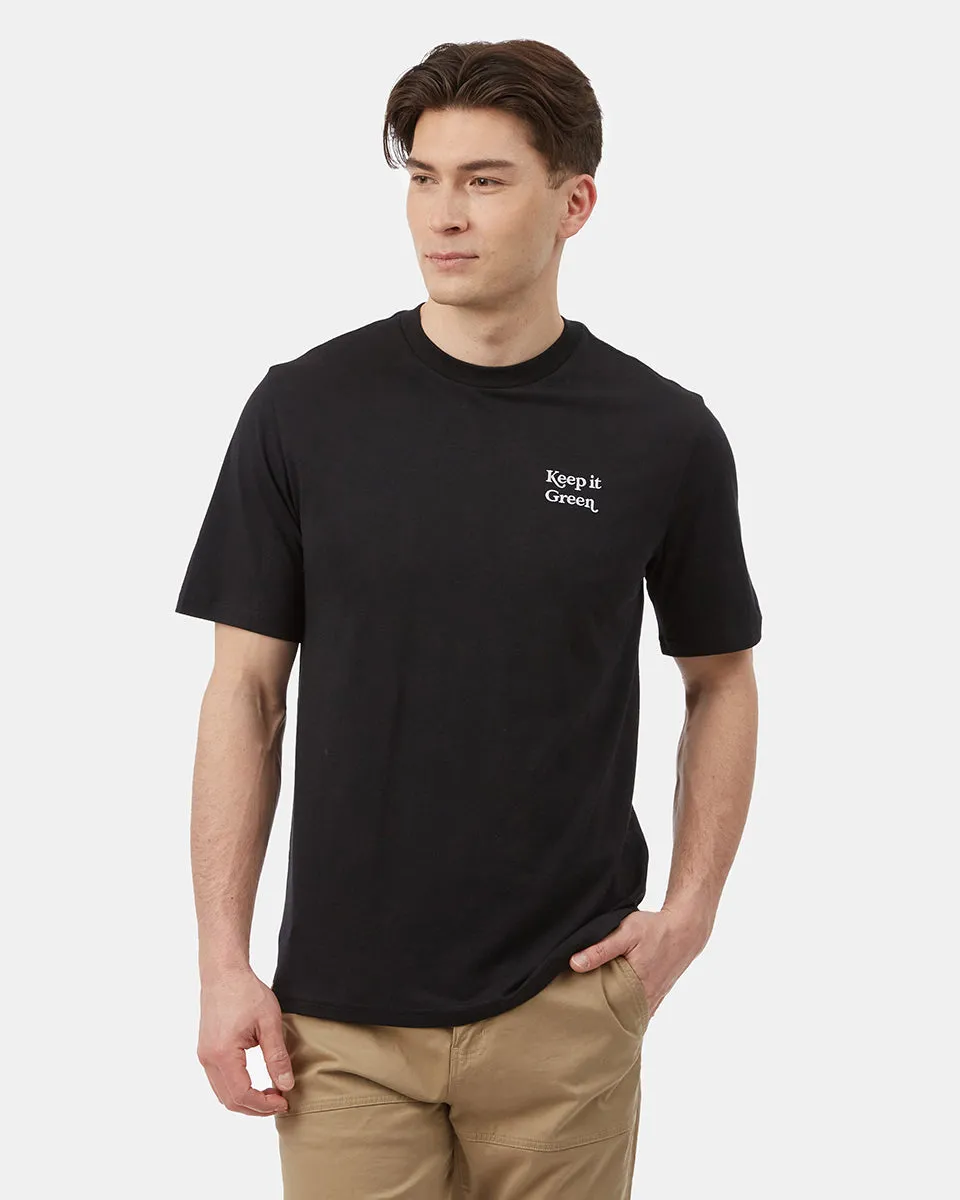 Keep It Green Embroidery T-Shirt sold by tentree product image thumbnail 2