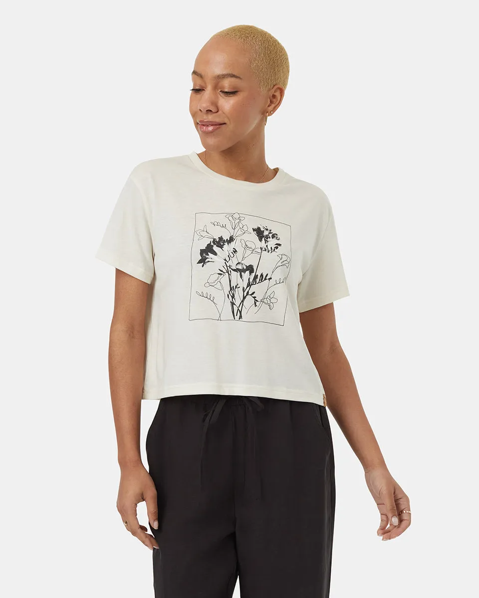 Floral Crop T-Shirt sold by tentree