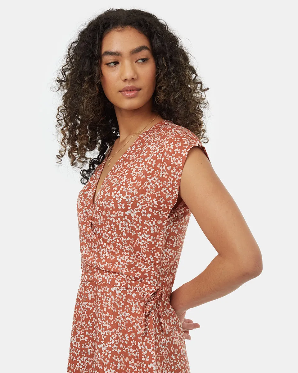 Woven Wrap Dress sold by tentree product image thumbnail 4