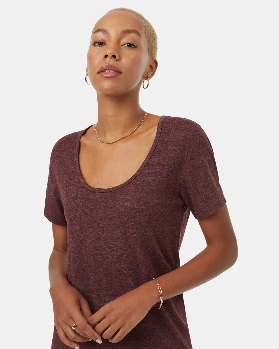 Hemp Scoop Neck T-Shirt sold by tentree product image thumbnail 3