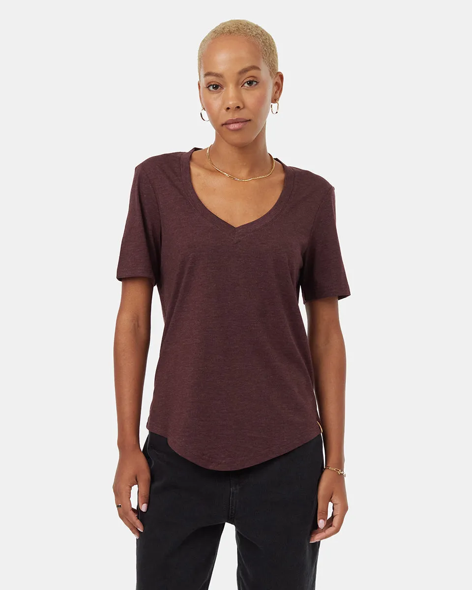 TreeBlend V-Neck T-Shirt sold by tentree