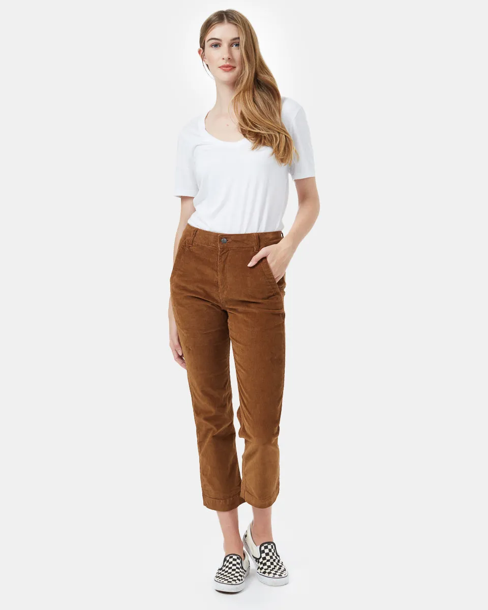 Corduroy Cropped Straight Leg Pant sold by tentree product image thumbnail 2