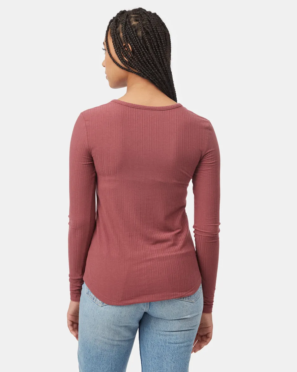 Ribbed Henley Longsleeve sold by tentree product image thumbnail 3