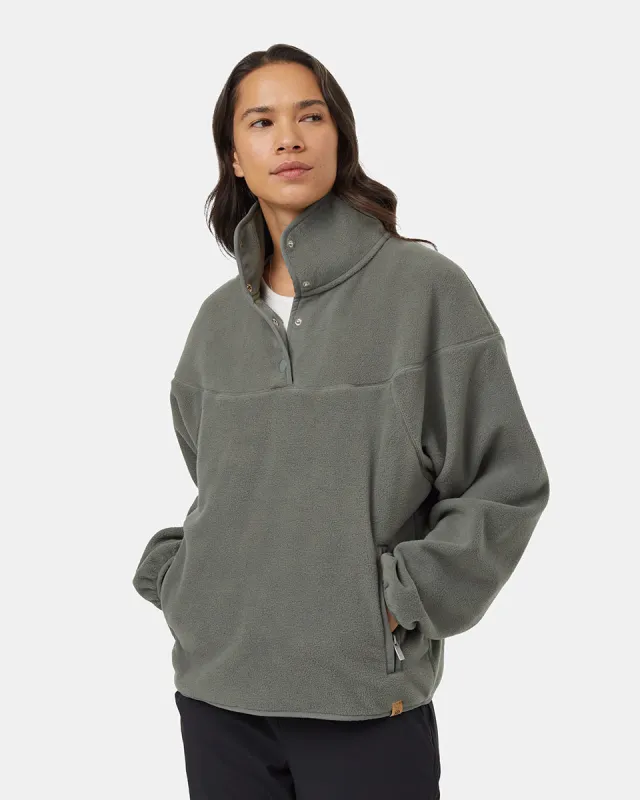 Recycled MicroFleece 1/4 Snap sold by tentree