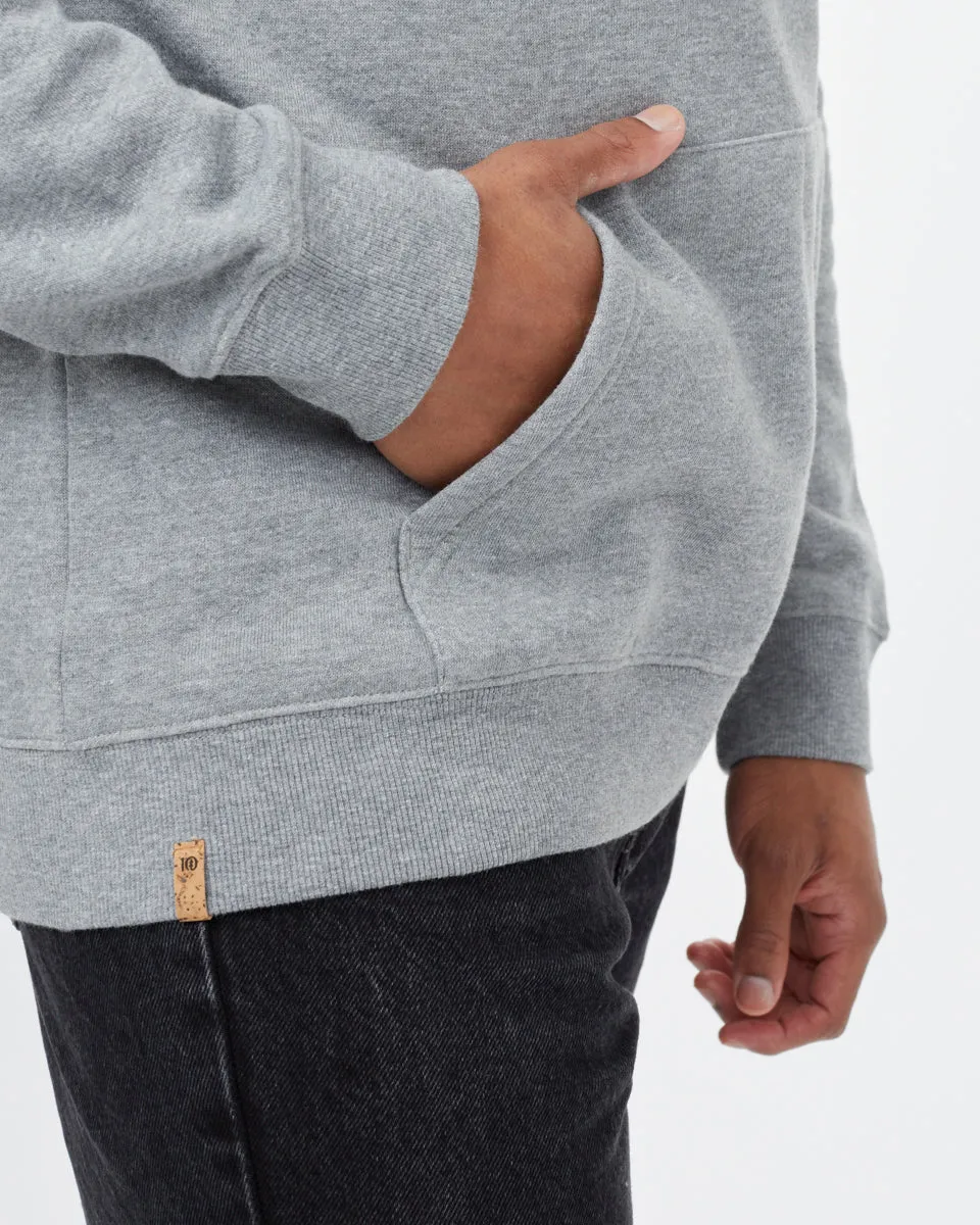 Woodgrain Ten Hoodie (Meteorite Black Heather) sold by tentree product image thumbnail 3