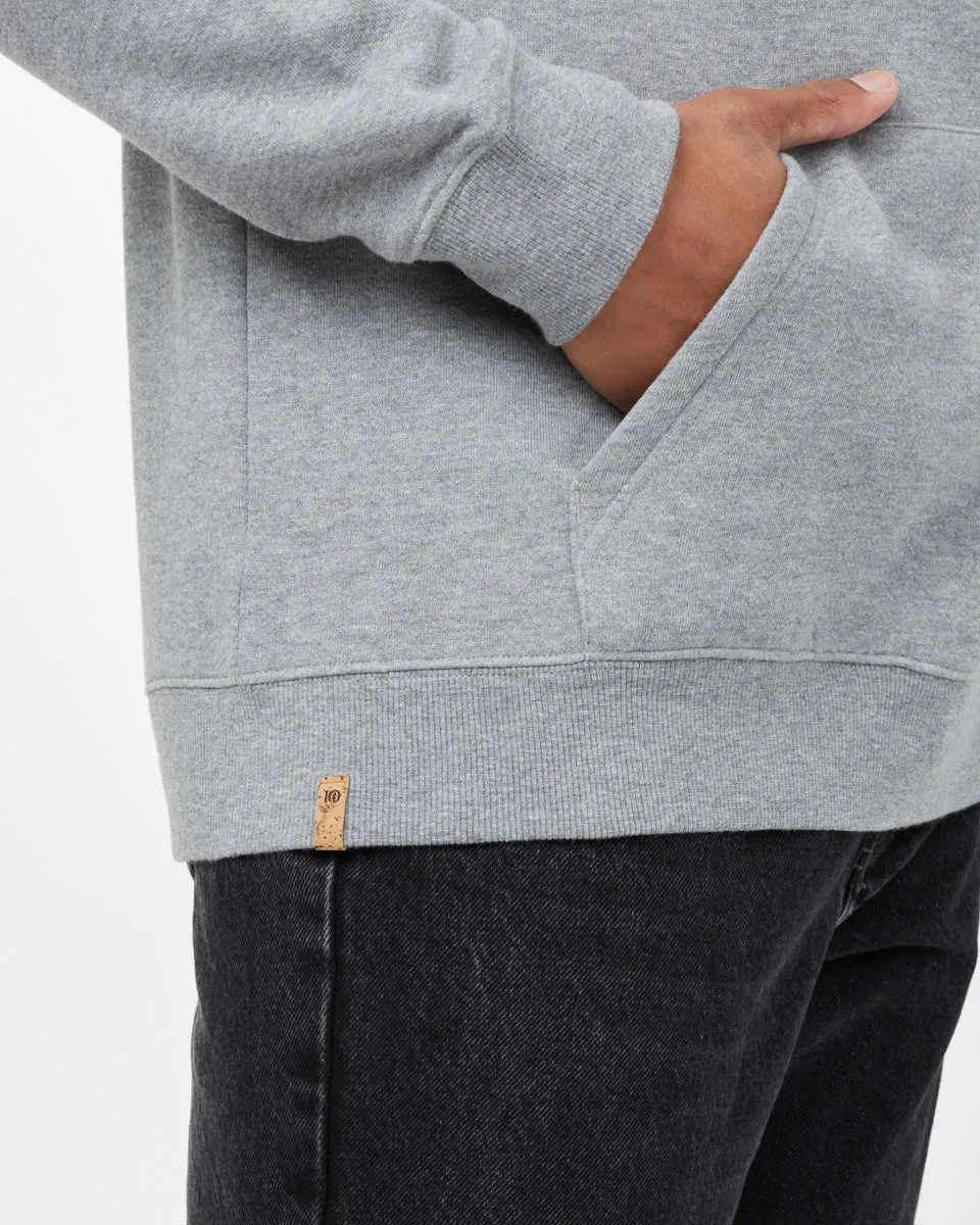 Woodgrain Ten Hoodie (Meteorite Black Heather) sold by tentree product image thumbnail 2