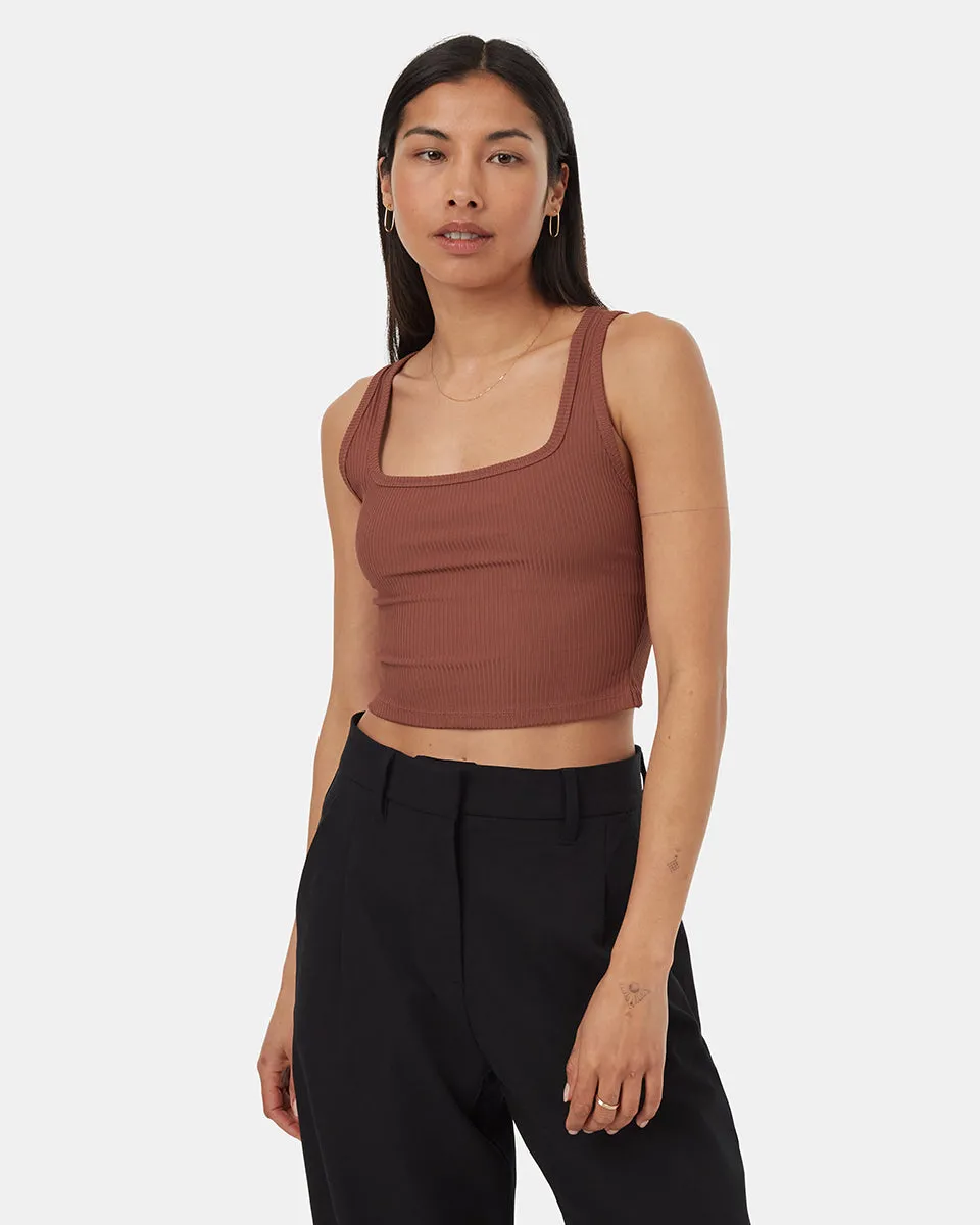 TechRib Wide Strap Scoop Tank sold by tentree