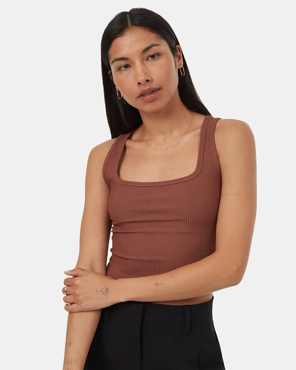 TechRib Wide Strap Scoop Tank sold by tentree product image thumbnail 4