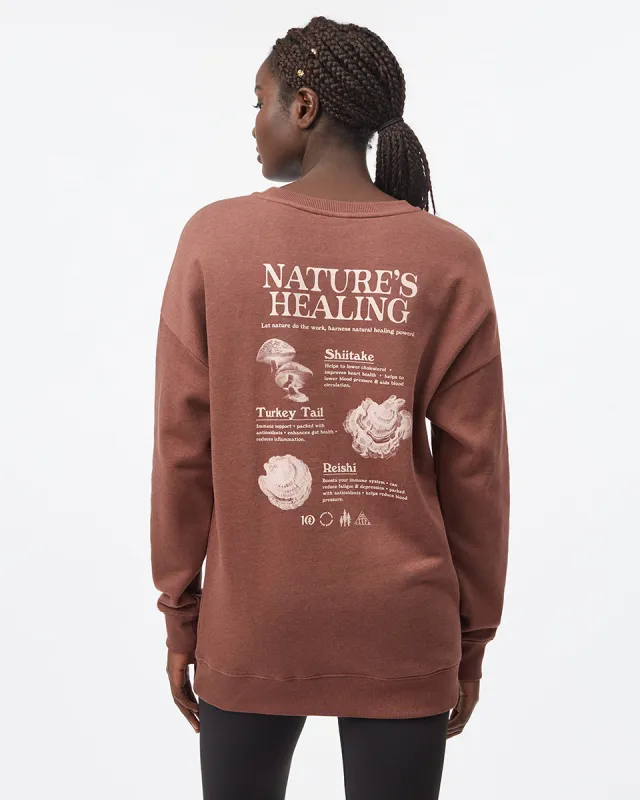 Nature's Healing Oversized Crew sold by tentree