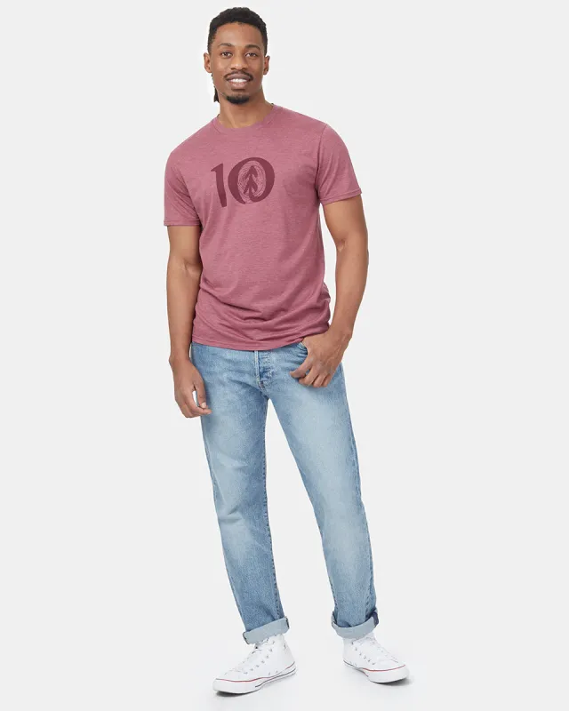 Woodgrain Ten T-Shirt sold by tentree