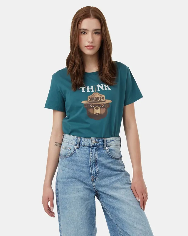 Smokey Bear Think T-Shirt sold by tentree