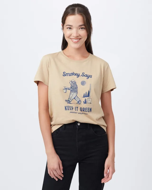 Smokey Bear Says T-Shirt sold by tentree