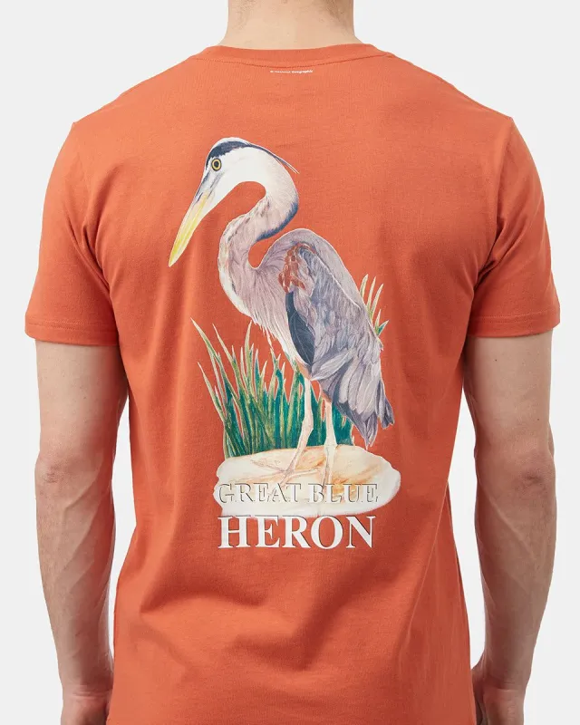National Geographic Great Blue Heron T-Shirt sold by tentree