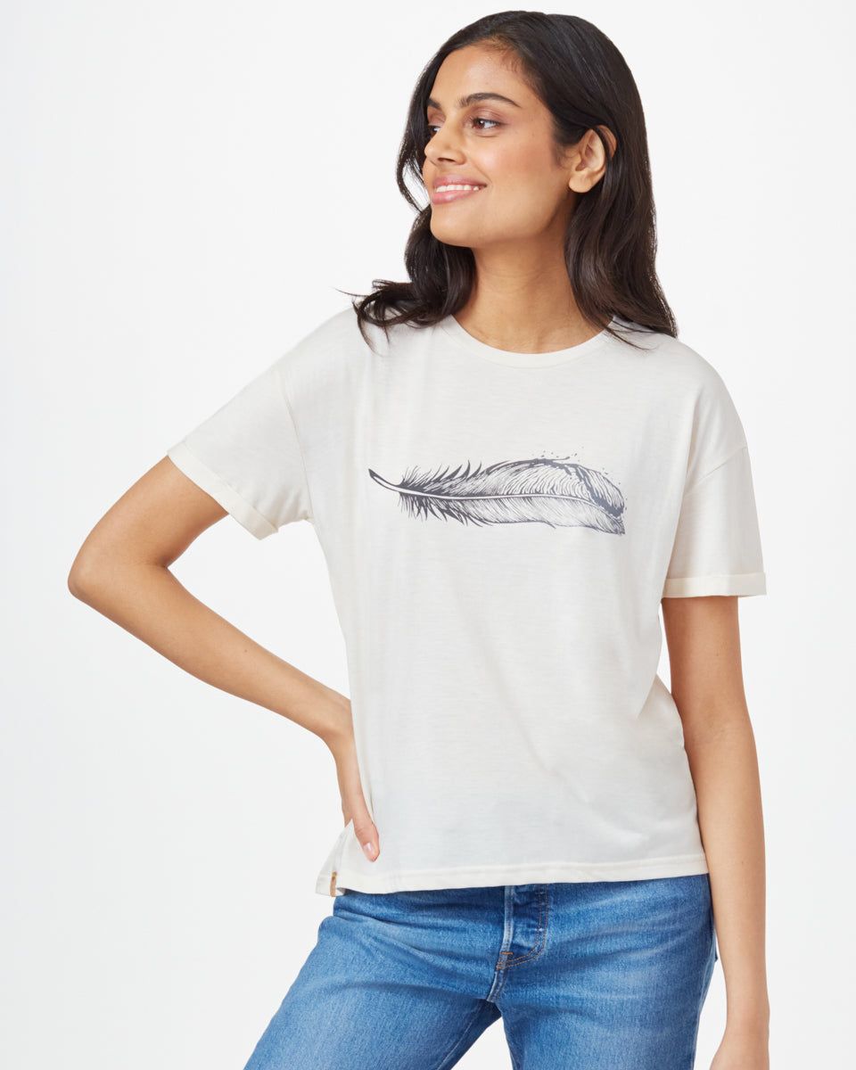 Featherwave Relaxed T-Shirt sold by tentree product image thumbnail 3