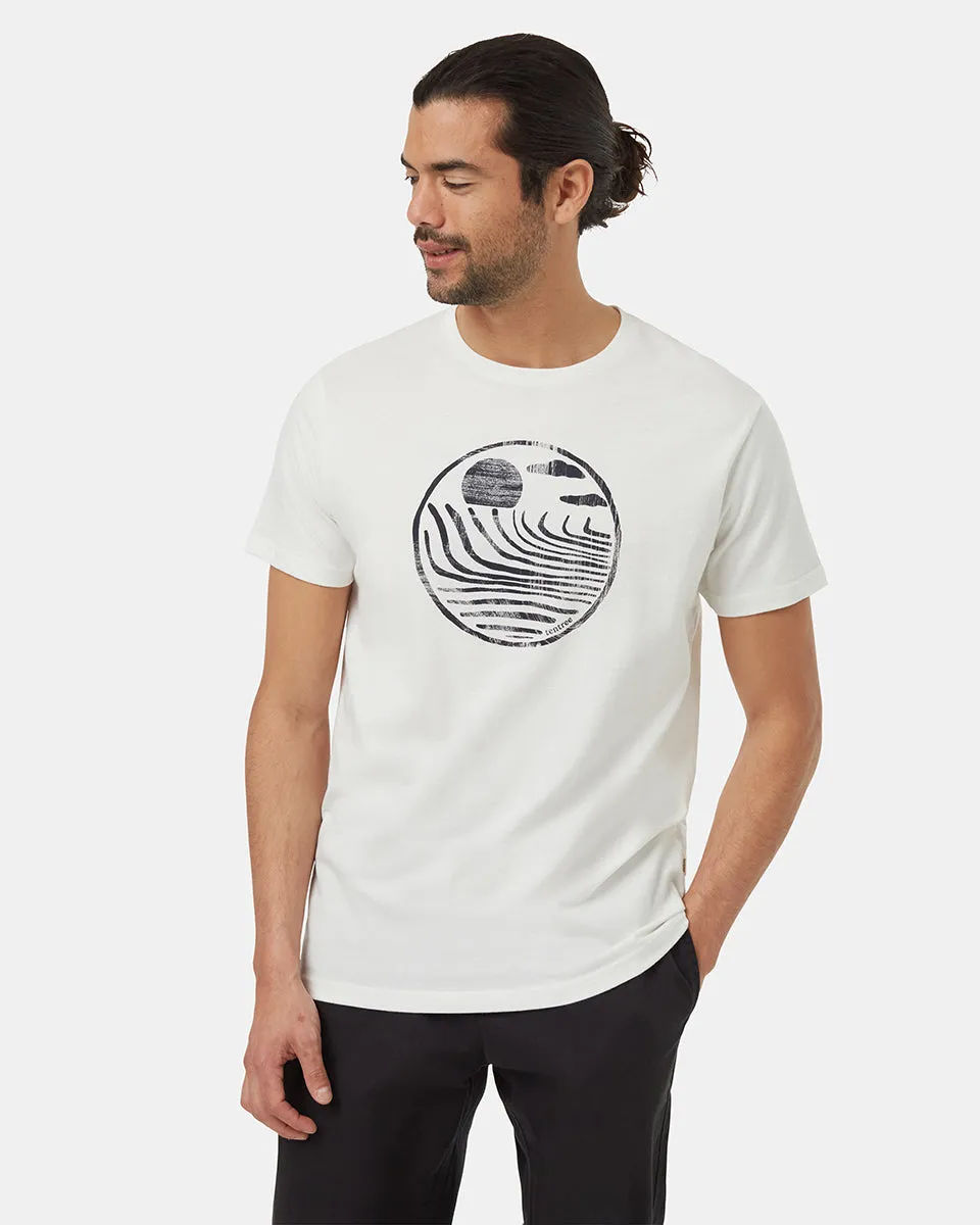 Regenerative Cotton Crop Lines T-Shirt sold by tentree