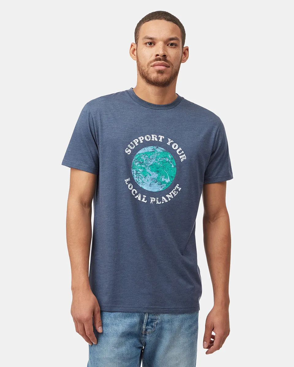 Support Your Local Planet T-Shirt sold by tentree