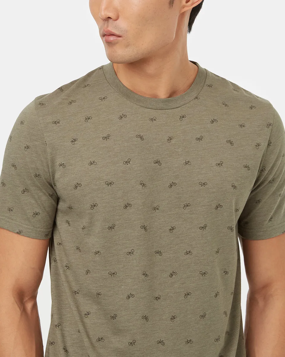 Bike Around Print T-Shirt sold by tentree product image thumbnail 4