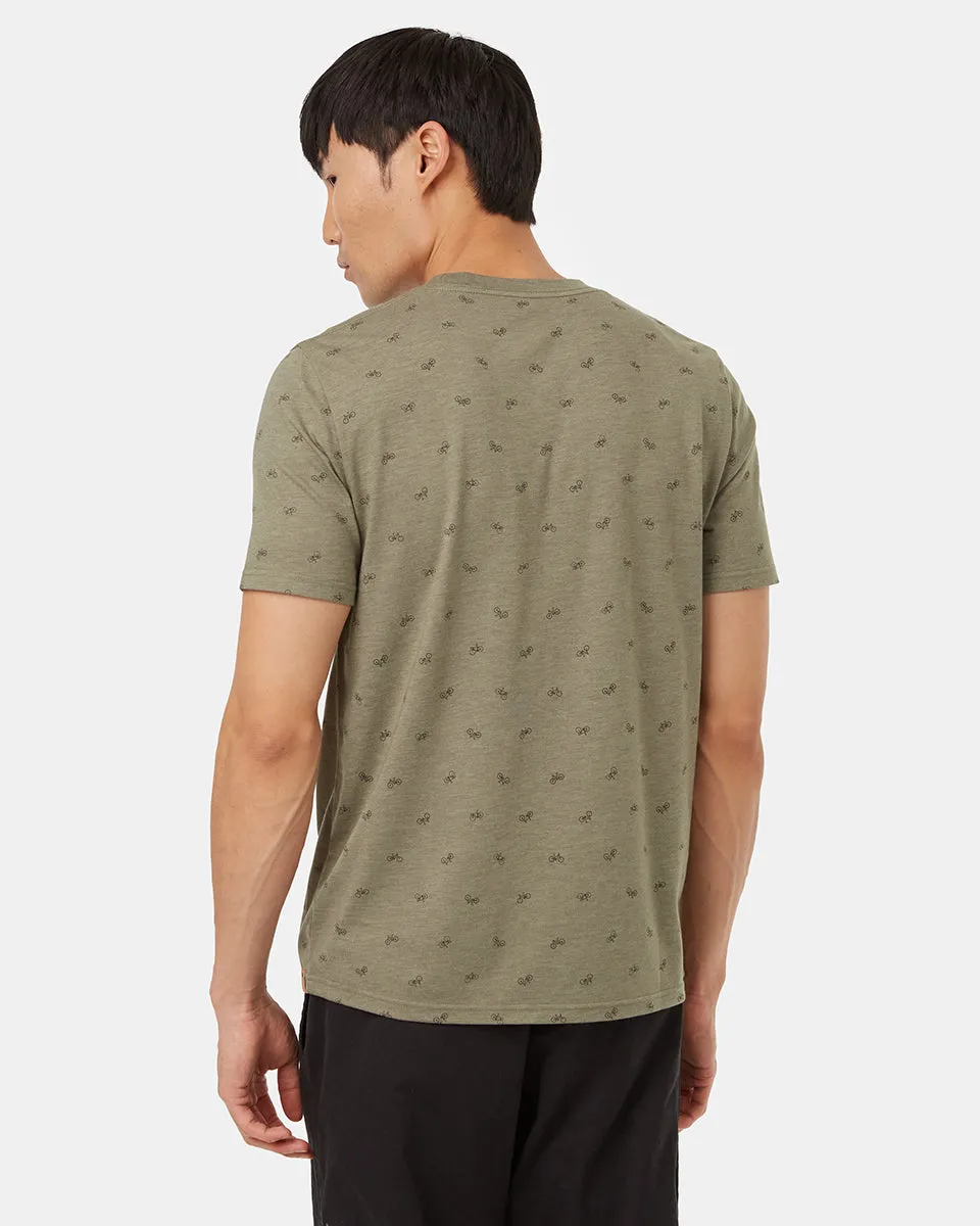 Bike Around Print T-Shirt sold by tentree product image thumbnail 3