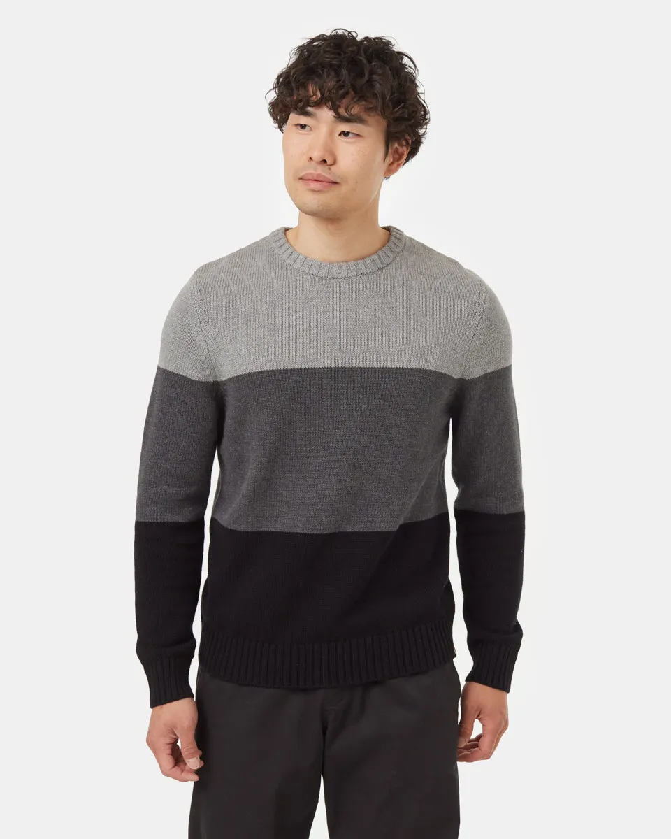 Highline Blocked Crew Sweater sold by tentree