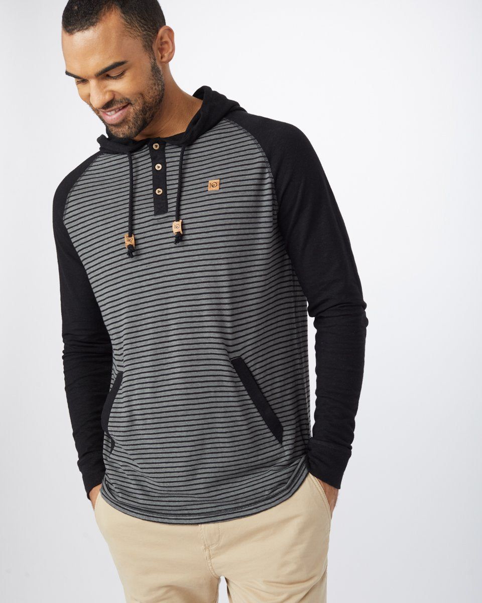 M Hemp Gunnison Hooded Henley sold by tentree