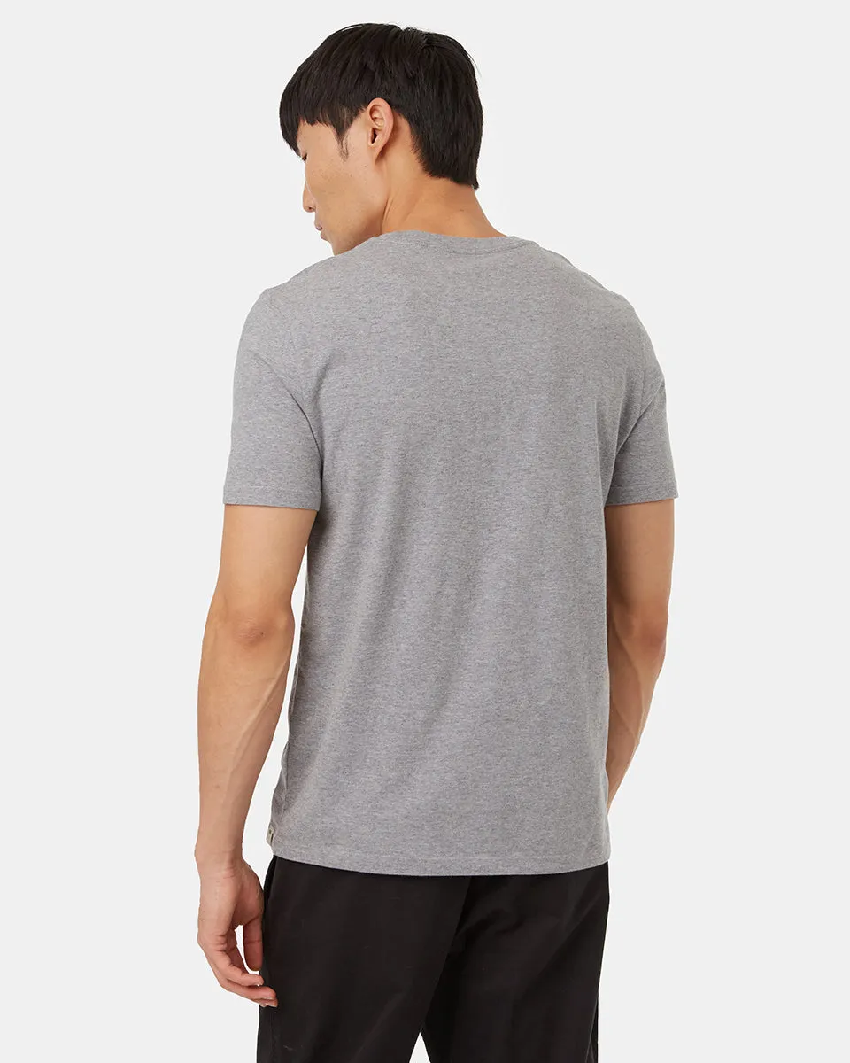 Nothing Ventured T-Shirt (Midnight Blue/Silver Cloud Grey) sold by tentree product image thumbnail 4