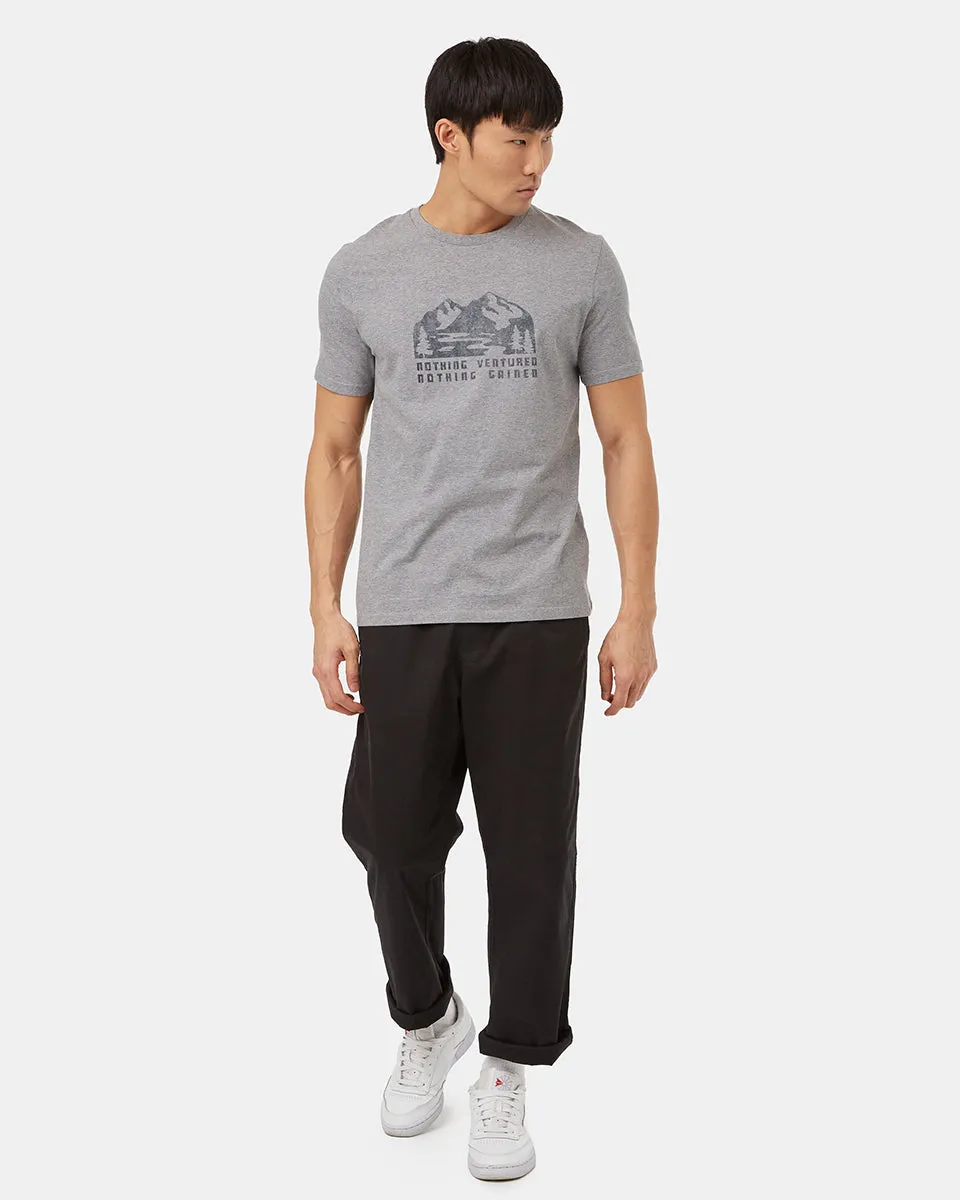 Nothing Ventured T-Shirt (Midnight Blue/Silver Cloud Grey) sold by tentree product image thumbnail 2