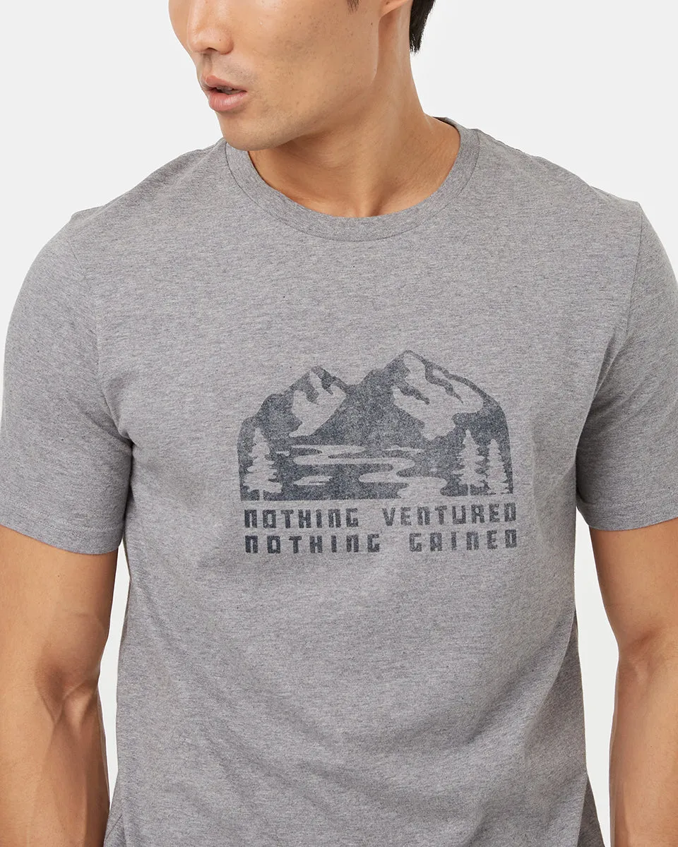 Nothing Ventured T-Shirt (Midnight Blue/Silver Cloud Grey) sold by tentree product image thumbnail 3