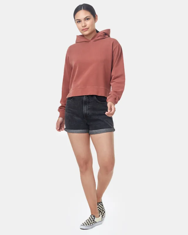 French Terry Cropped Hoodie sold by tentree