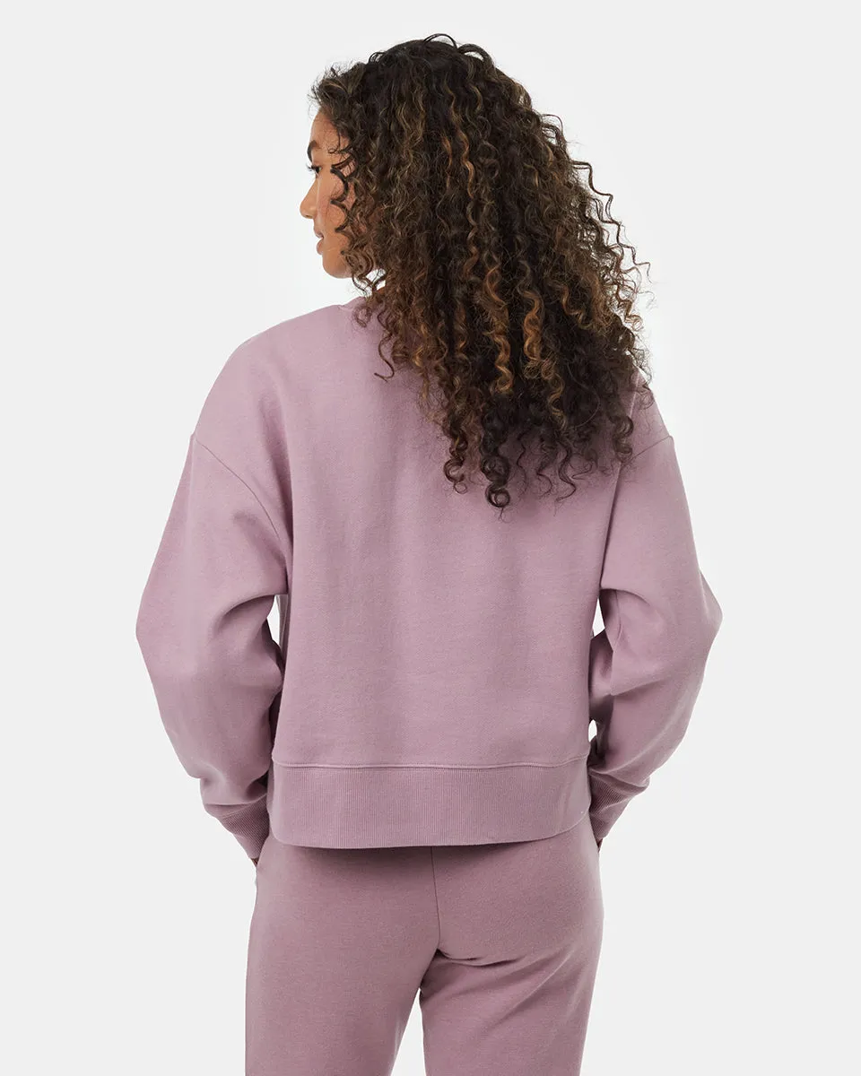 Recycled Cotton Oversized Cropped Crew sold by tentree product image thumbnail 3