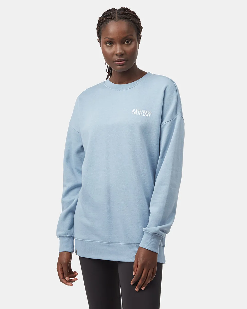Nature's Healing Oversized Crew sold by tentree product image thumbnail 3