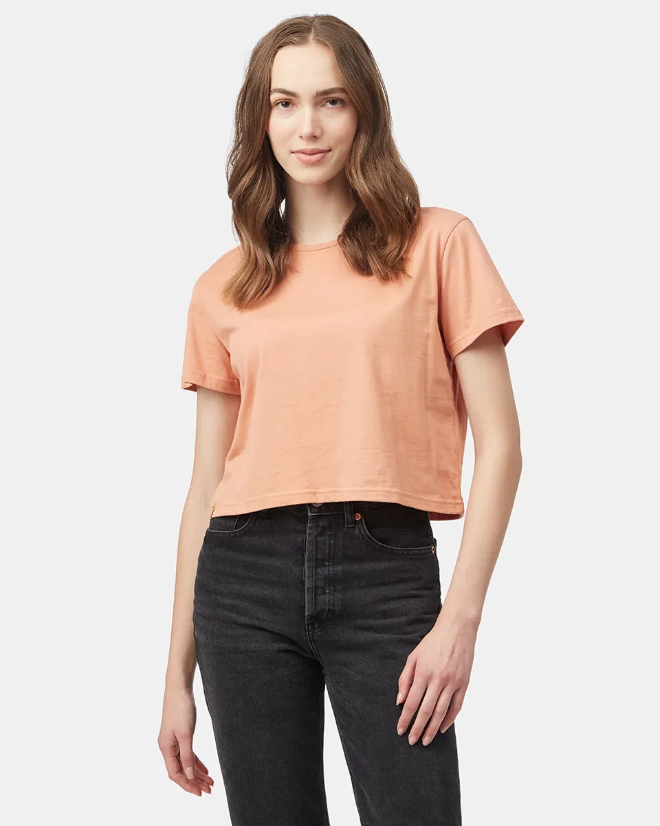 Organic Cotton Oversized Cropped T-Shirt sold by tentree