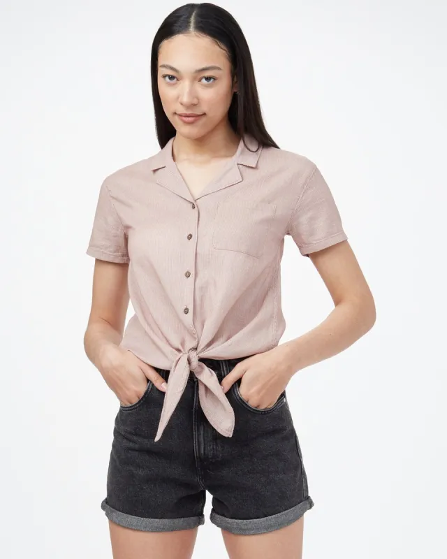 Isa Tie Front Shirt sold by tentree