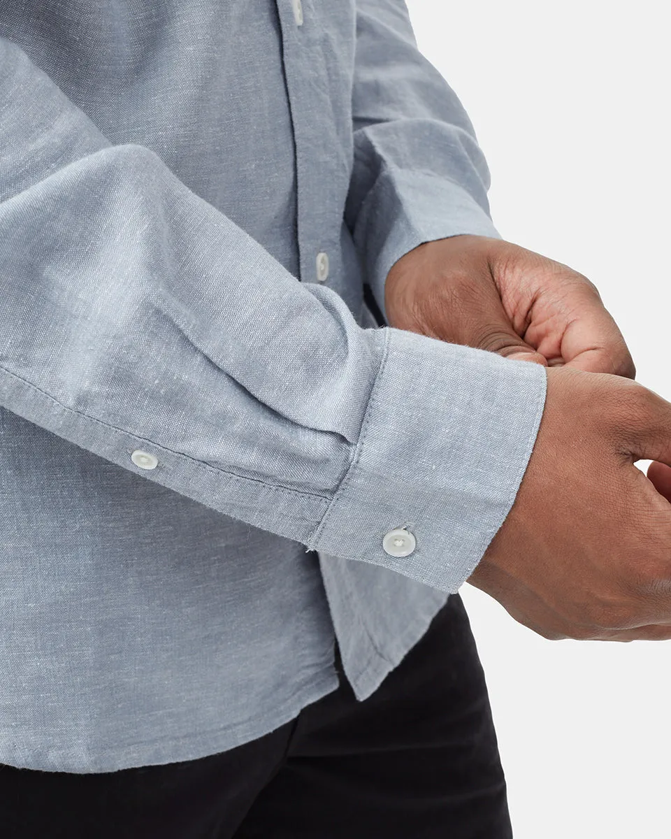 Hemp Button Front Shirt sold by tentree product image thumbnail 5