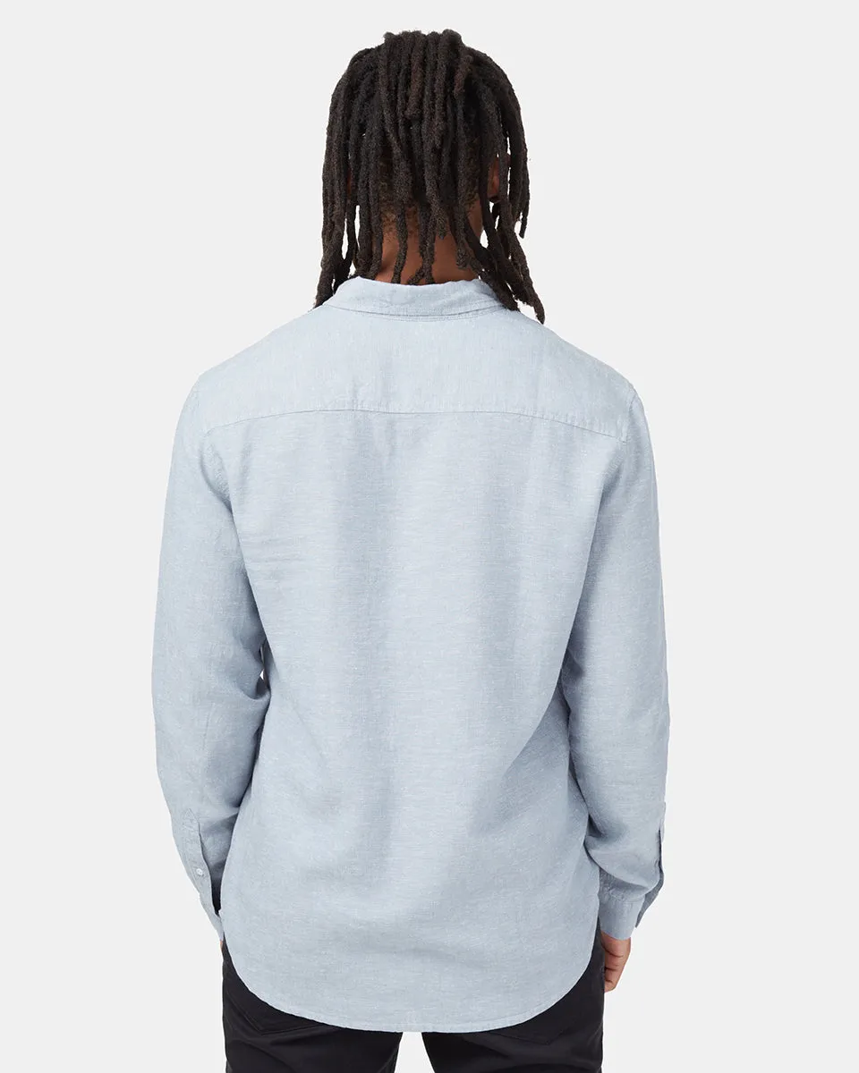 Hemp Button Front Shirt sold by tentree product image thumbnail 3