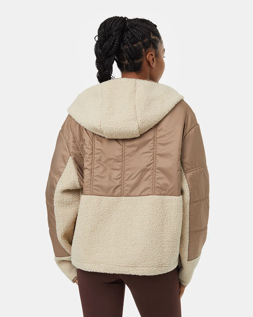 Recycled Boucle Full Snap Hoodie sold by tentree product image thumbnail 3