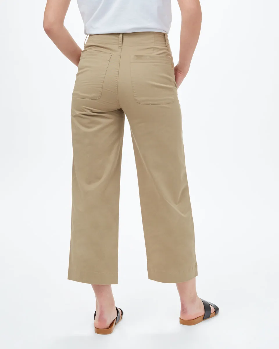 Twill Cropped Wide Leg Pant sold by tentree product image thumbnail 3