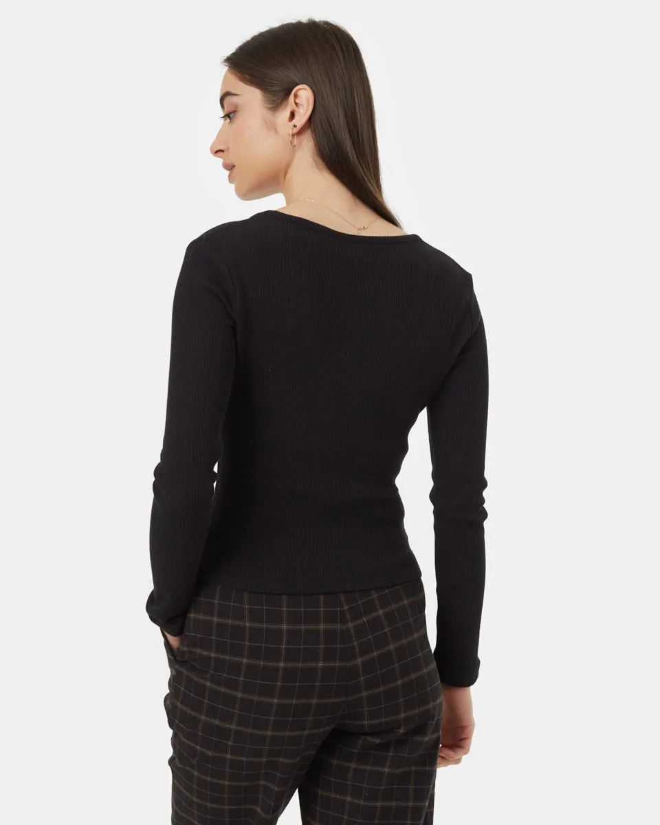 Treewaffle Ruched V-Neck Top sold by tentree product image thumbnail 3