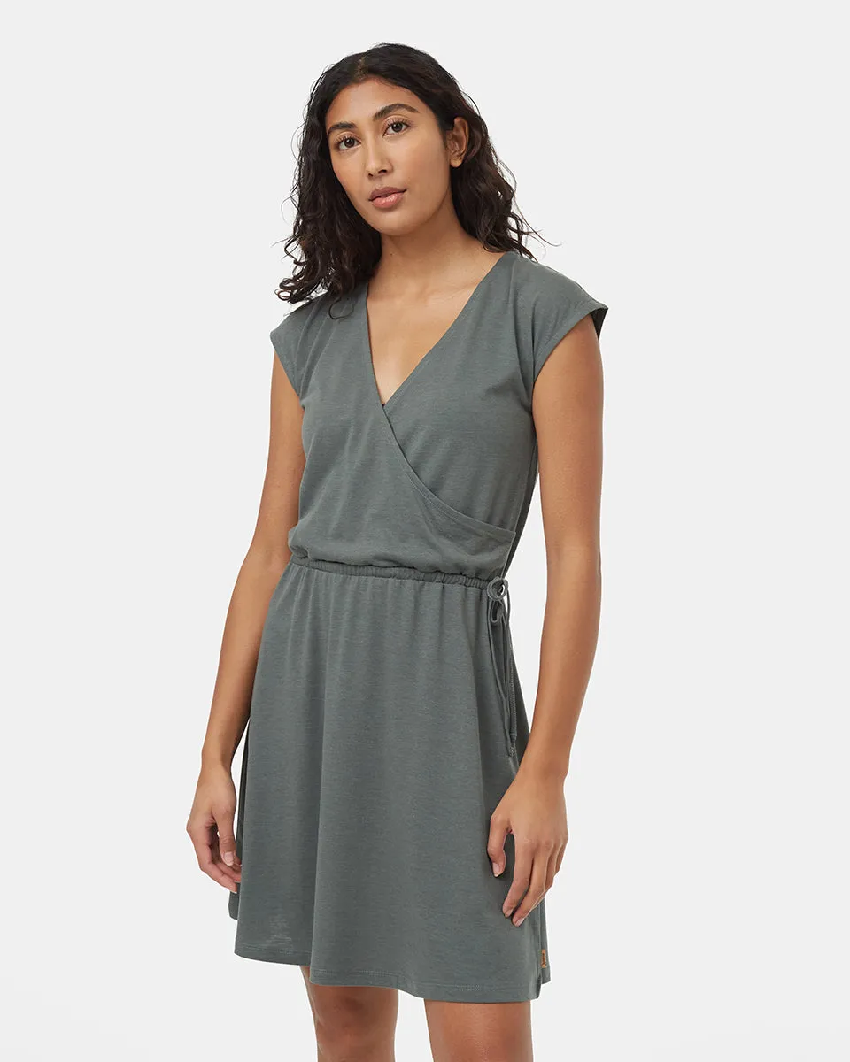 TreeBlend Wrap Front Dress sold by tentree product image thumbnail 2